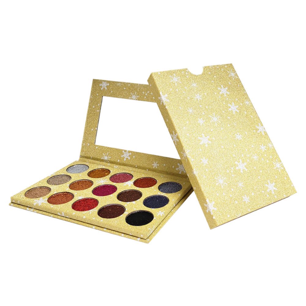 15 Color 24K Glitter Pressed Powder Palette