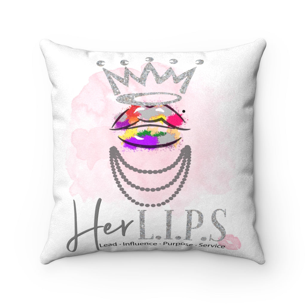 Faux Suede Square Pillow