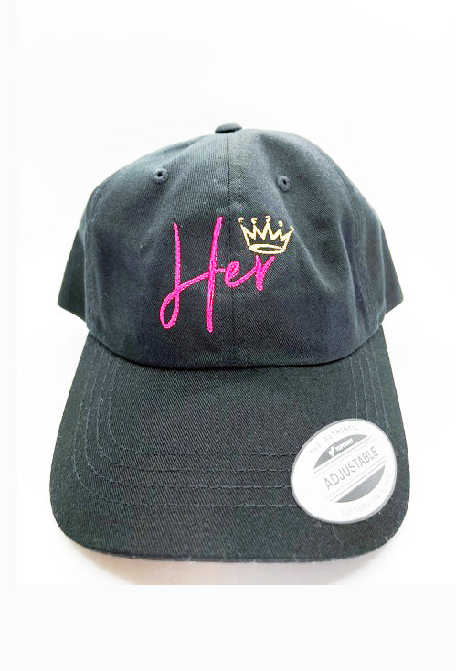 Her "Magenta" Dad Hat