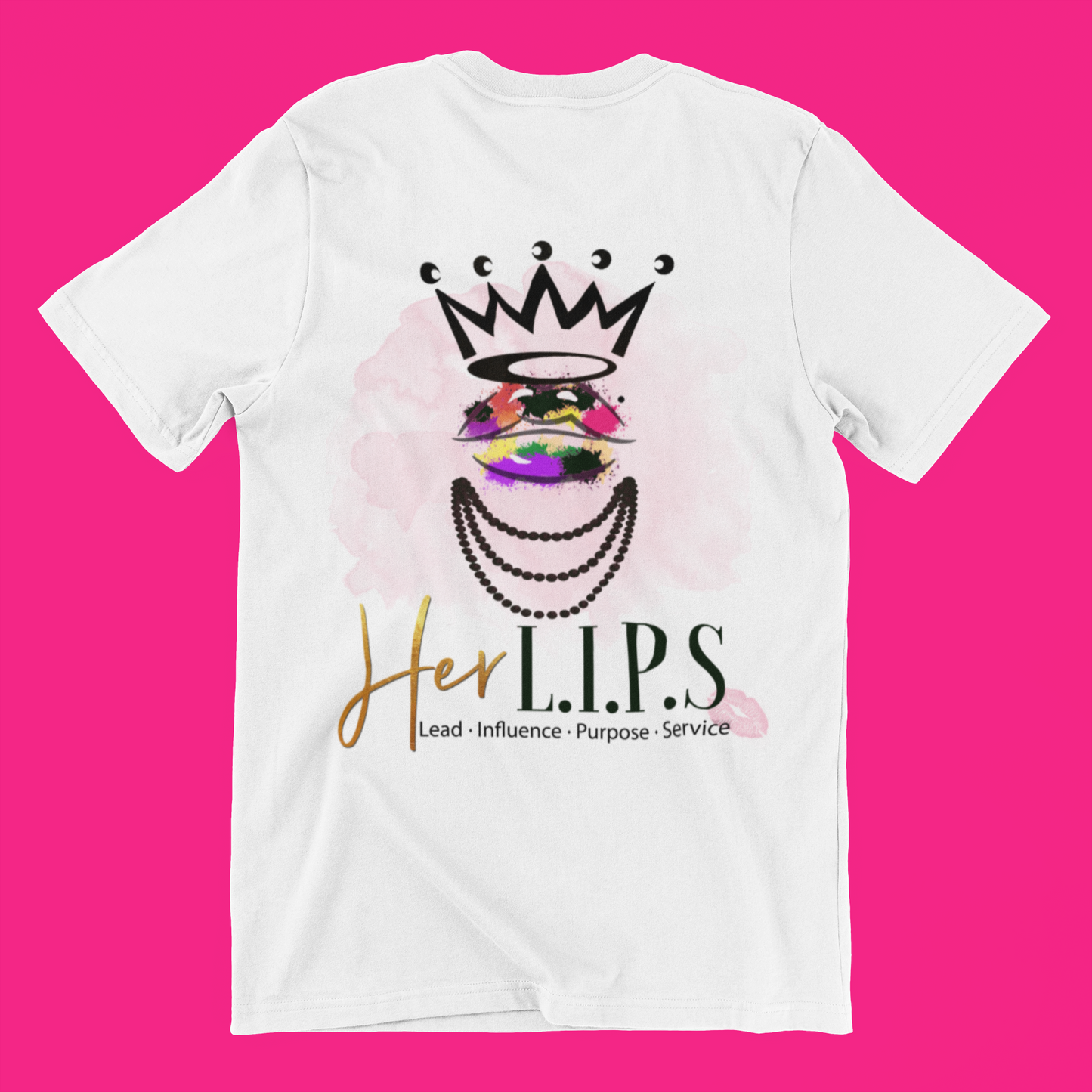 HerL.I.P.S. Graphic Logo "QUEEN ORIGIN" Tee