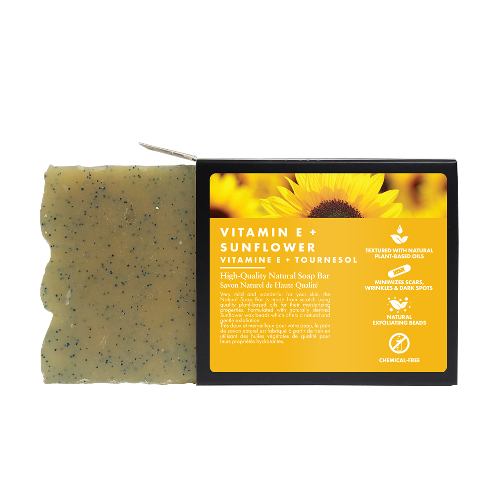 All Natural Sunflower + Vitamin E Soap Bar